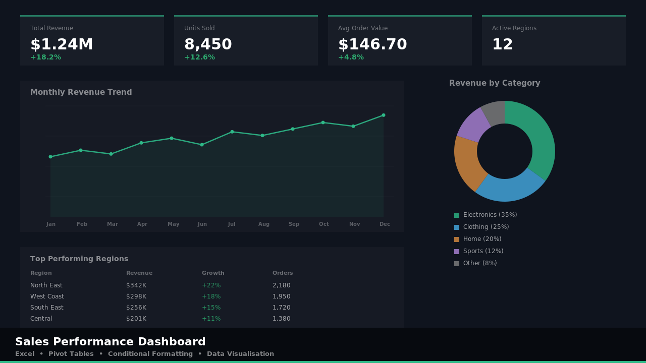 Sales Performance Dashboard